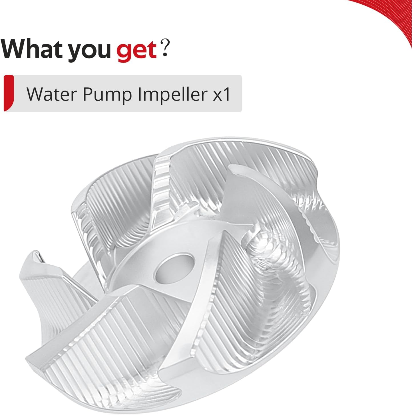 JAVIK Water Pump Impeller CNC For Kawasaki KX125 KX250 F/X KX500 1987-2024 O.E.M# 59256-1065