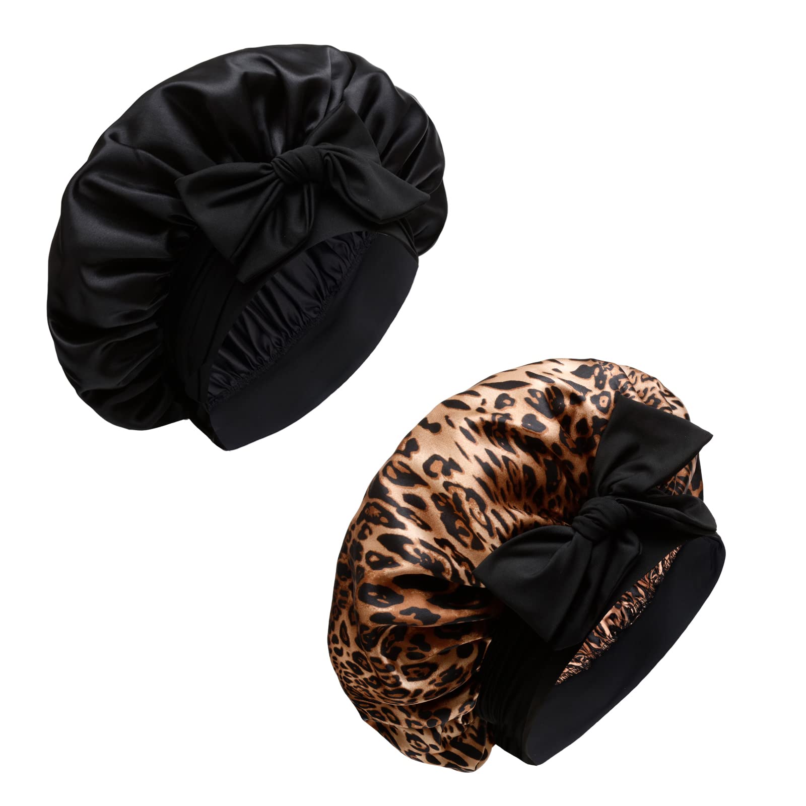 Buy Silky Satin Hair Night Cap Hair Cover for Black Women Hair