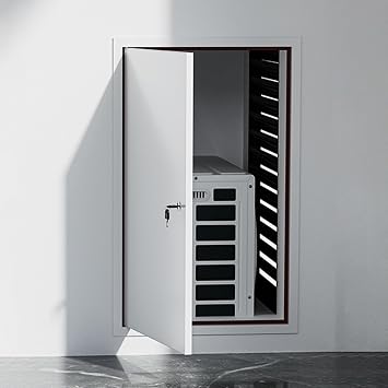 Large Access Panel Recessed Inspection Door Hidden Access Panel Door with Lock for Drywall Plumbing ElectricalWhite,30x39in/75x100cm