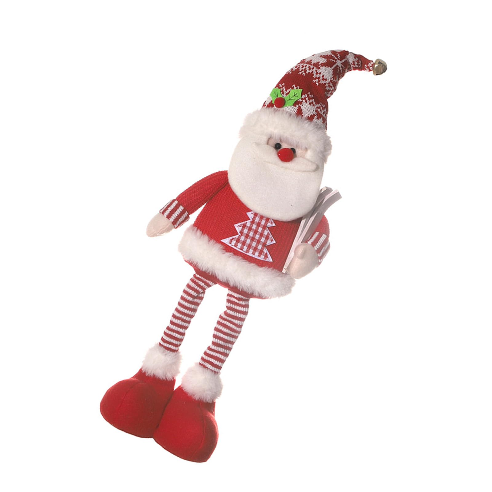 Yhplxyuus Multipurpose Festival Holiday Decoration Telescopic Christmas Ornament Portable for Indoor Celebration Setting Christmas Knitting Figurines
