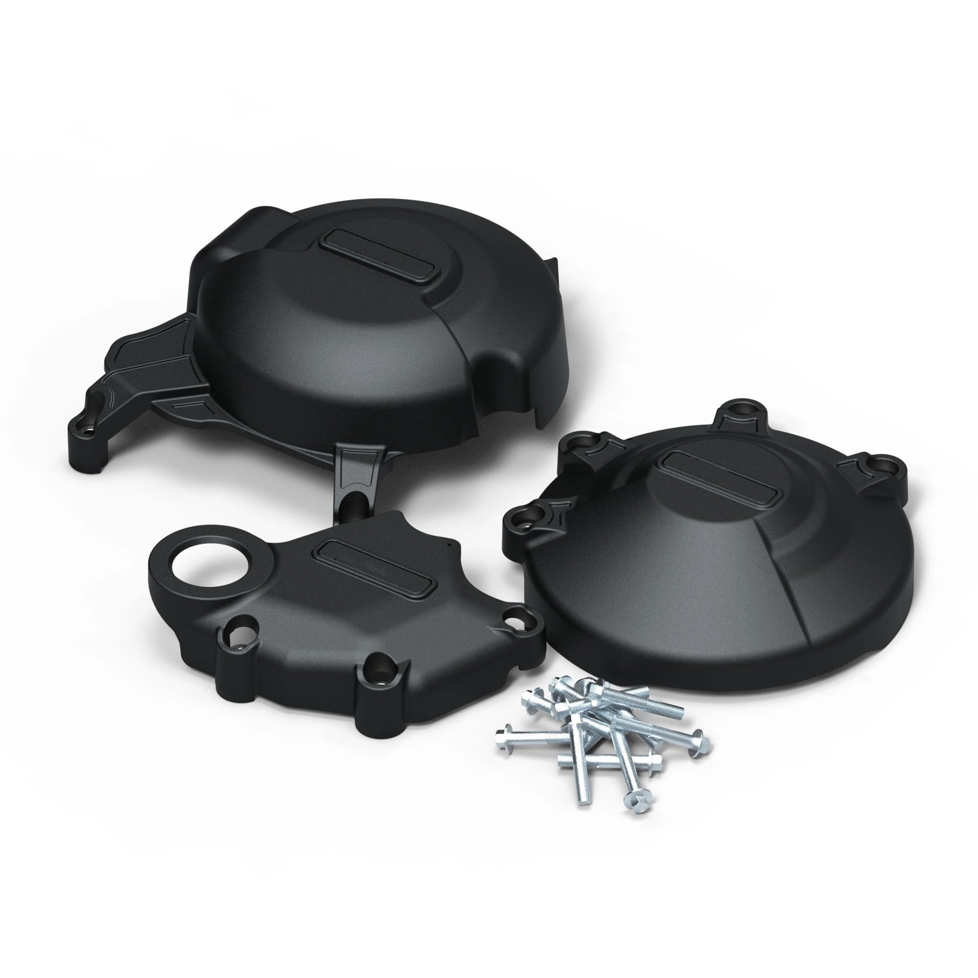 Piastra Paramotore Per Ducati Per Monster 696 796 1100 2008-2015 Copertura Di Protezione Del Motore 695 795 Protezione Del Carter Del Motore Della Motocicletta Paramotore(1 Set-CF)