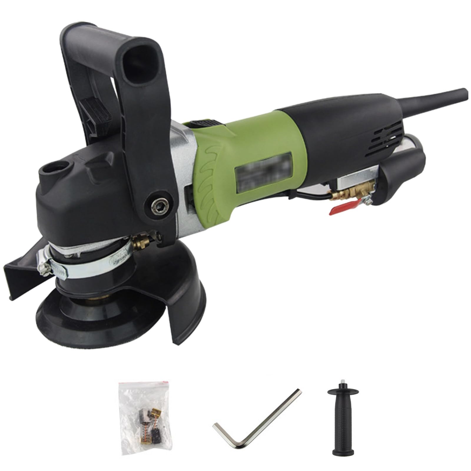 Levigatrice elettrica a Umido con 6 velocità per la lucidatura di Pavimenti in Pietra e Cemento, Potenza 800W, Gamma di velocità 700-3000 Giri/min.