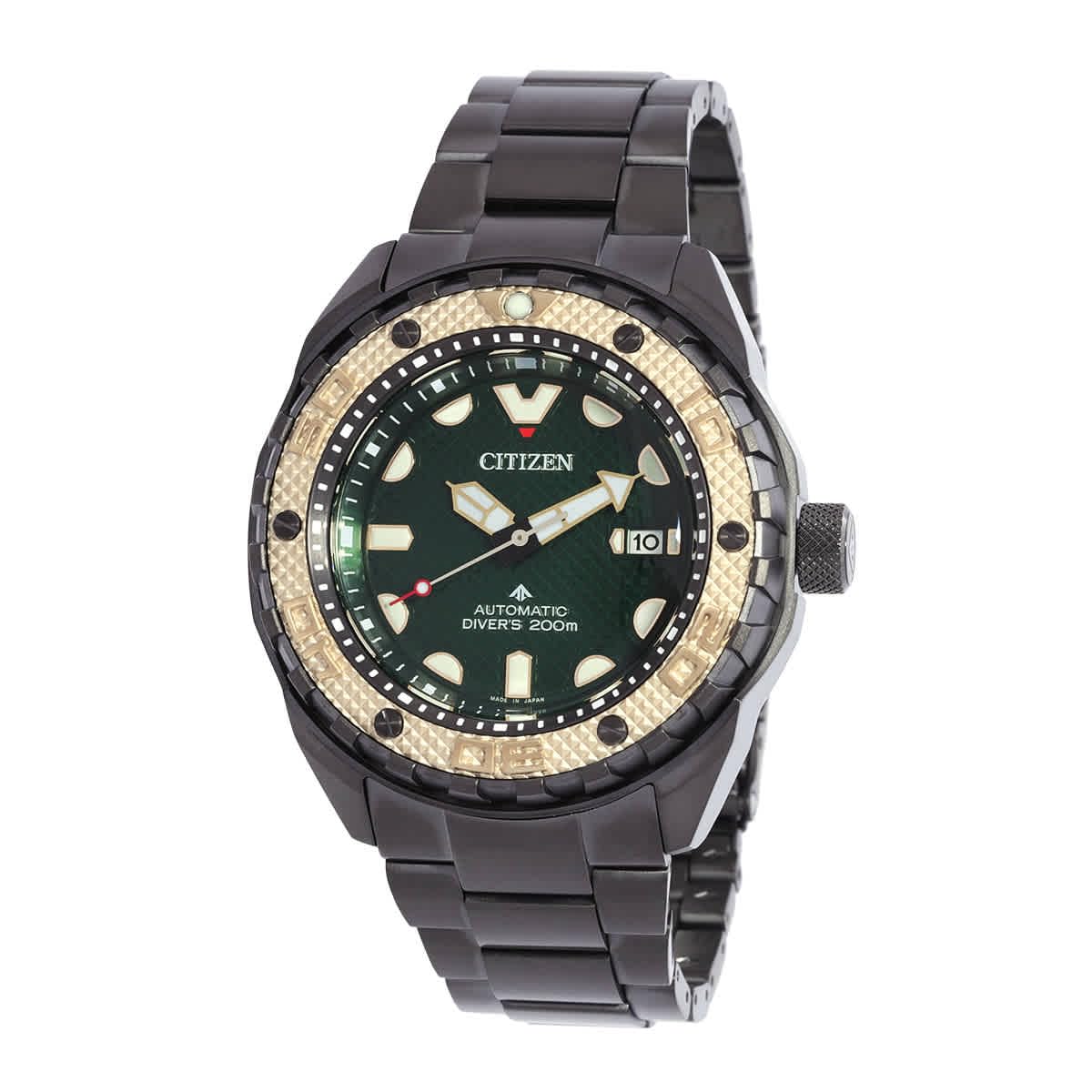 Citizen Titanium Promaster Automatic Green Dial Mens Analog Watch Nb6008-82X, Modern, Band Color:Black (B0CMCB6Y55) Amazon Price History, Amazon Price Tracker