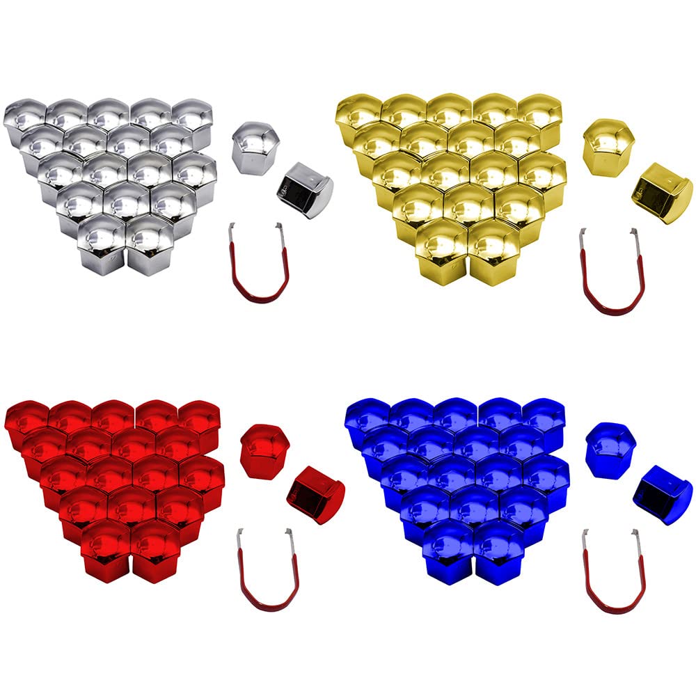 20x Cappuccio Tappo Vite Ruota Viti Nero Opaco 17mm Per Alfa - Foto 7