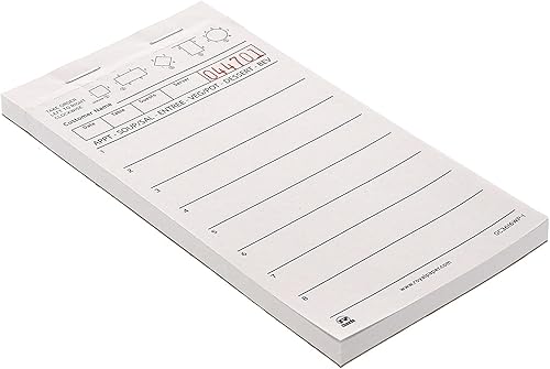 Miniatura 2 de Royal Papel blanco para bloc de servidor, 1 parte reservada con 8 líneas, caja de 50 libros