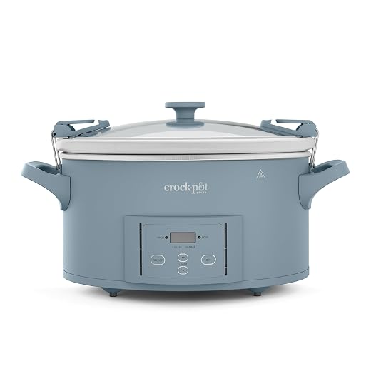 Crock-Pot® Design Series 7-Quart Programmable Slow Cooker, Morning Haze Blue