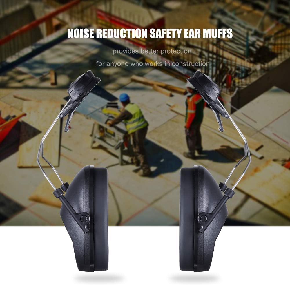 Noise Cancelling Helmet Attachable Ear Muffs Blocking Sound Reduction Ear Protection for Construction Site,Adaptors - Image 5