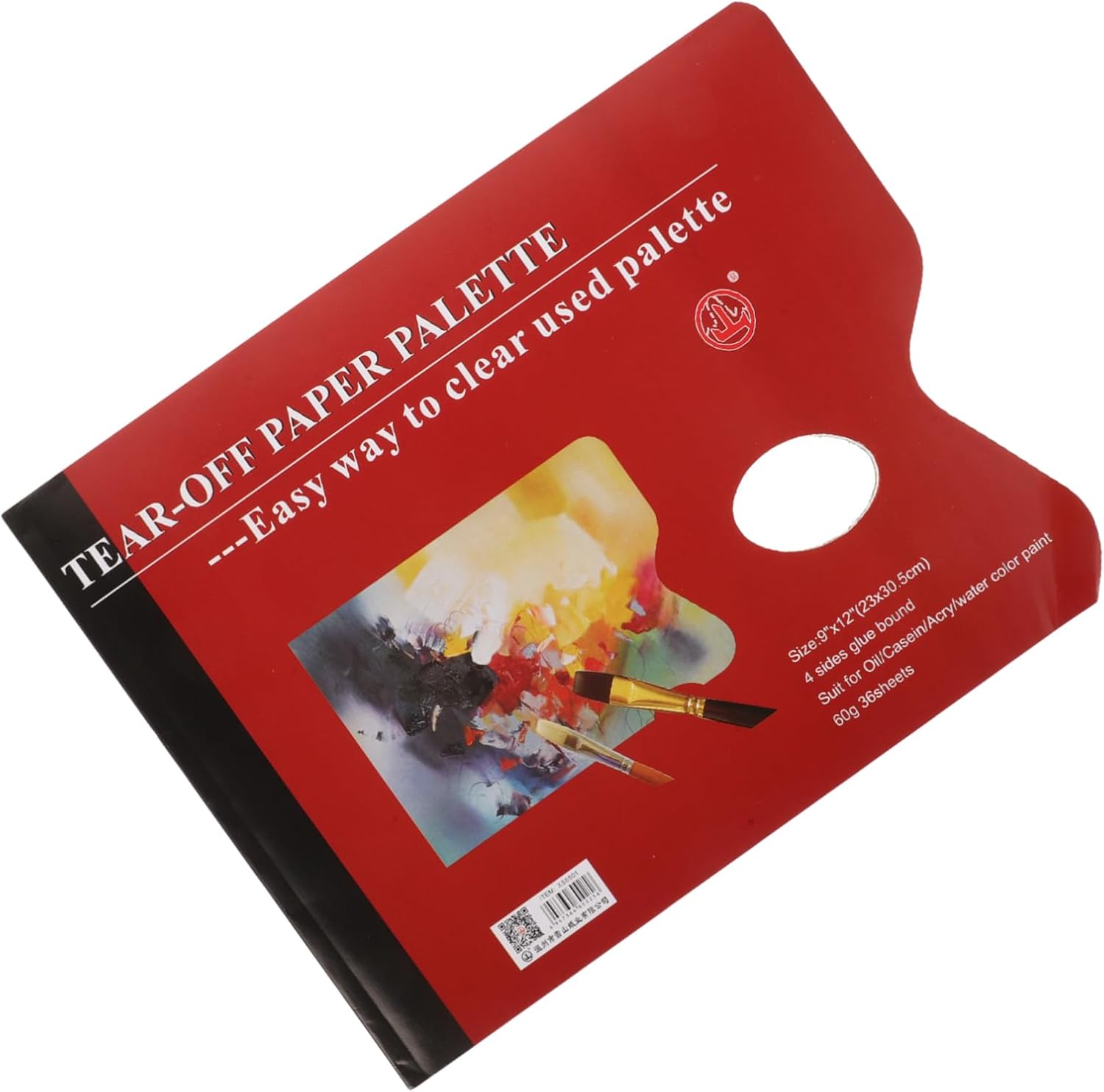 TEHAUX Repaint Tray for Watercolors Palette Paper Art Painting Pallets Practical Convenient Trays