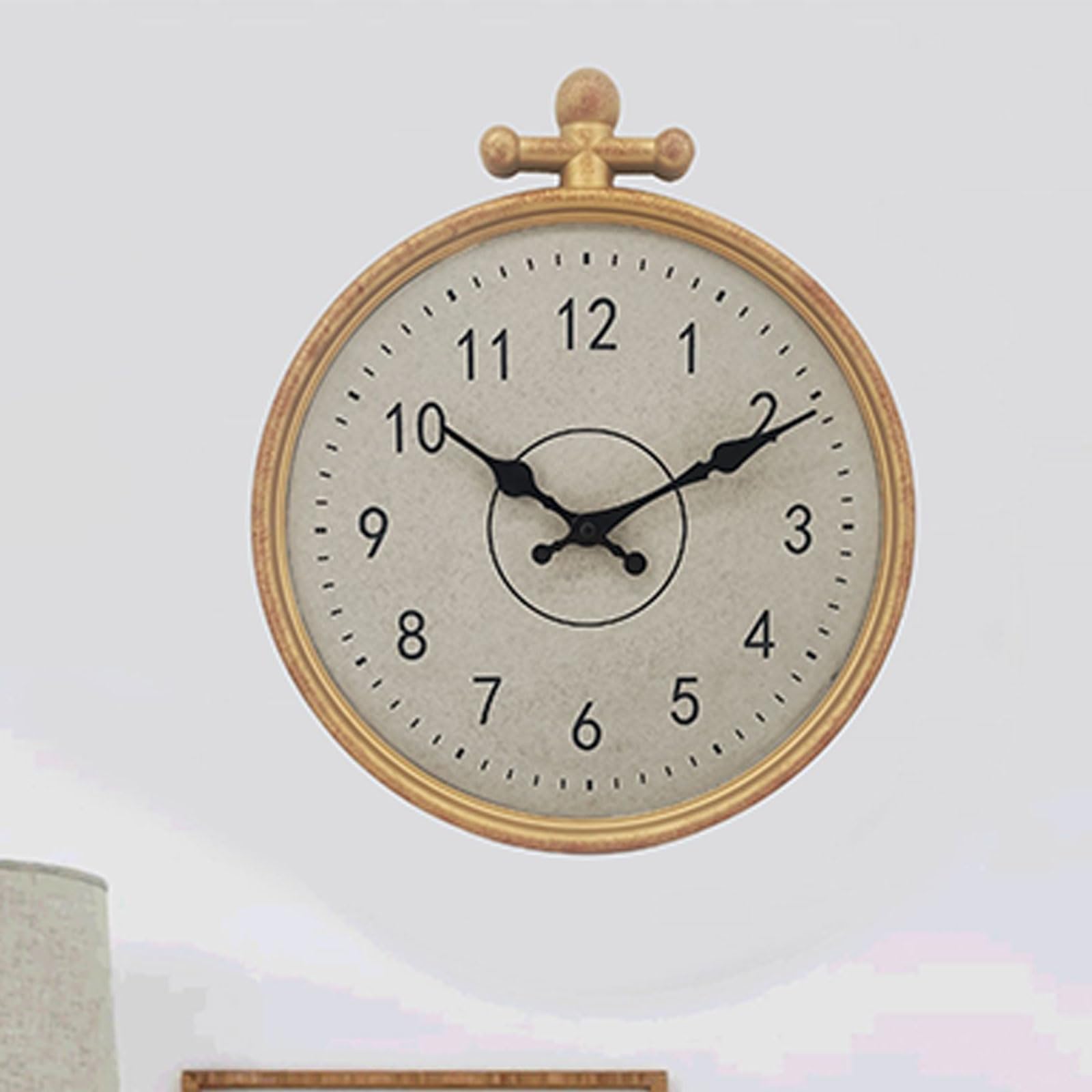 Générique Horloge Murale étanche de 14 Pouces pour Une Utilisation intérieure et extérieure avec de Grands Chiffres faciles à Lire, Horloge Murale résistante intempéries