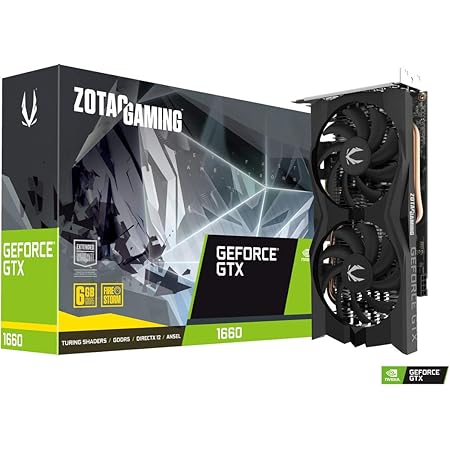 Zotac GAMING GeForce GTX 1660 Twin Fan, ZT-T16600K-10M