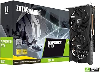 Zotac ZT-T16600K-10M vídeo GeForce GTX 1660 6 GB GDDR5