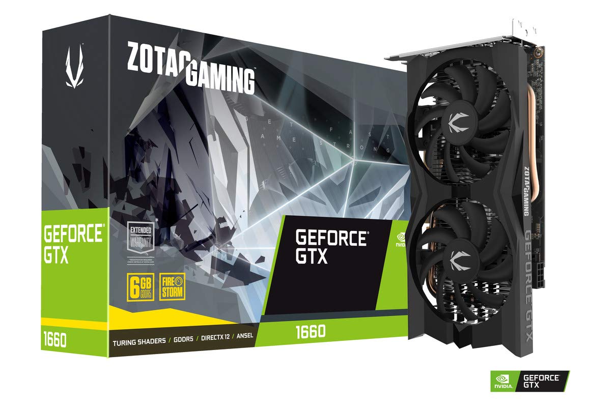 Zotac ZT-T16600K-10M vídeo GeForce GTX 1660 6 GB GDDR5 | Amazon.com.br