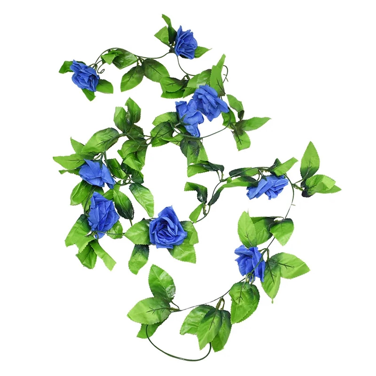 DSFIHJO Artificial Flower Vine Fake Ivy Wisteria Flowers Artificial Plant Vine Garland for Room Garden Decorations Wedding Arch Floral Decor(230cm H09)