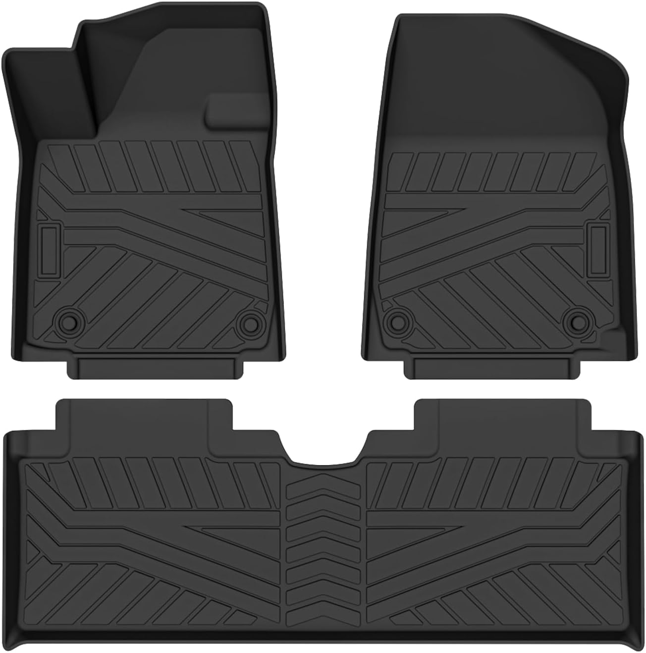 FIILINES Floor Mats for Hyundai Ioniq 6 2023 2024, All Weather TPE