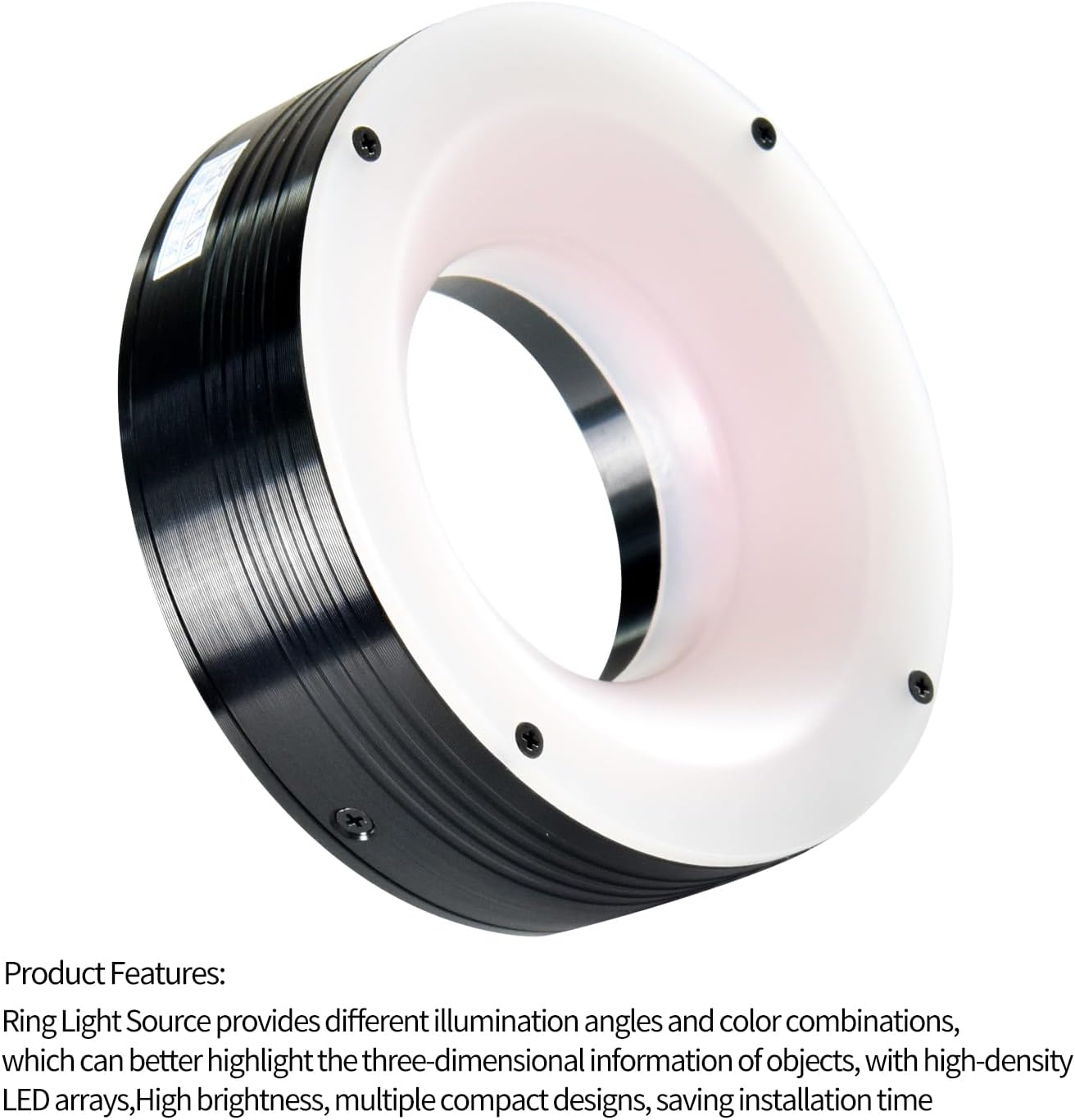 30-Degree Circular Light Source Machine Vision Light Source PCB Substrate Intelligent Inspection Dedicated Product Appearance defect Detection（White DBS-R9030）