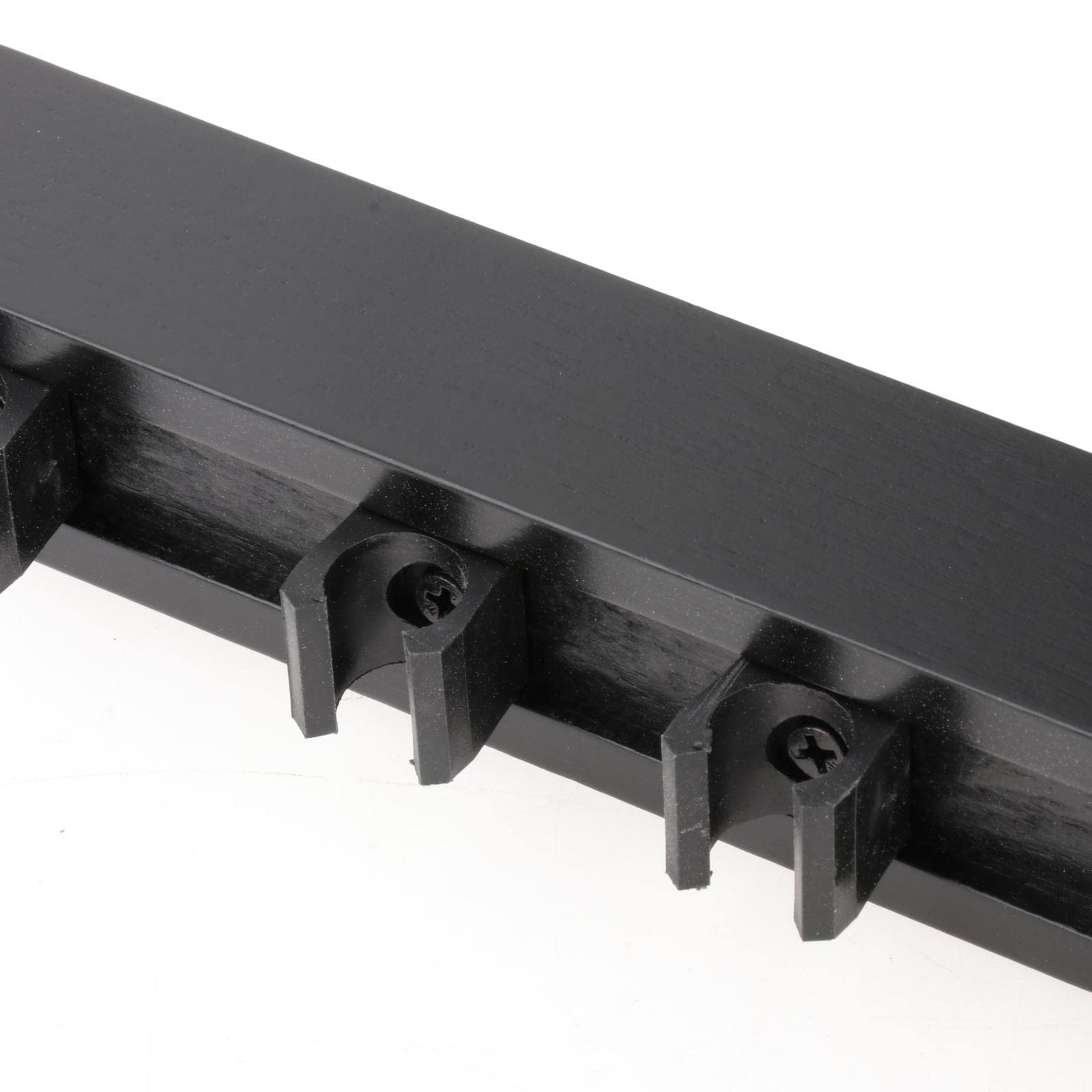 Perfeclan 8 Loch Polrahmen Billard Queue Halterung, Billardqueue Wandhalter Pool Cue Rack Stick Halter Wandhalterung aus Holz Billiard Zubehör für 8 Billiard Cue