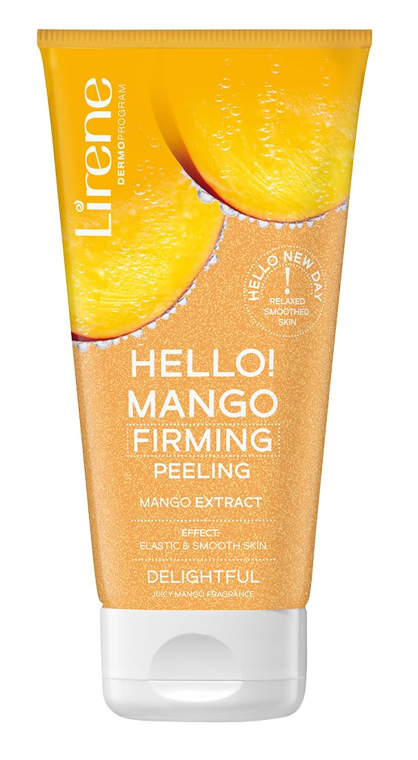 LireneHello Mango Firming Peeling | Mango Extract | Results in Elastic and Smooth Skin | Juice Mango Fragrance | 175ml
