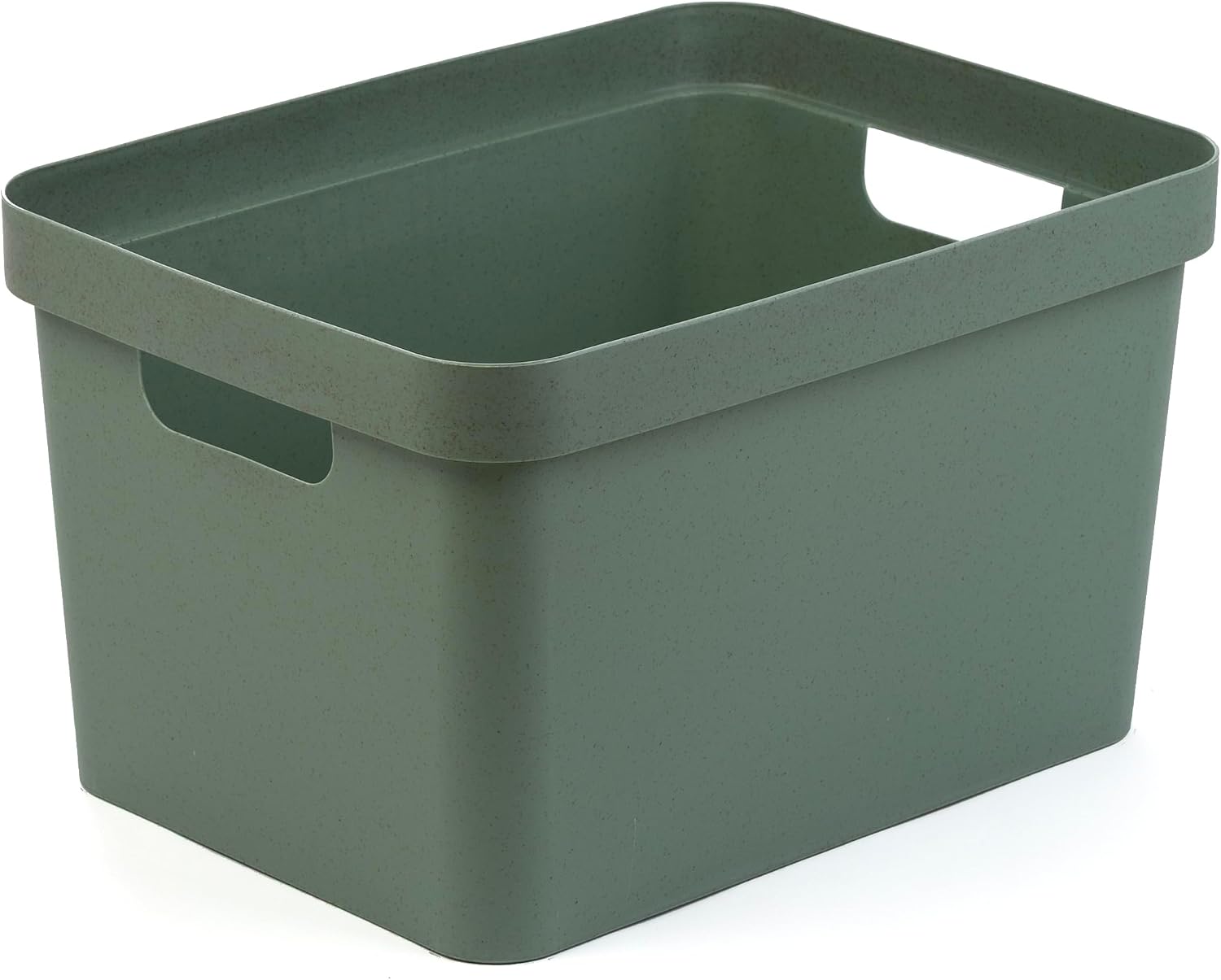 BINO | Plastic Storage Bins, 16 Liter - 2 Pack, Sage | THE MODERN COLLECTION | Plastic Bins for Organization | Woven Storage Baskets for Organizing | Pantry Shelf Organizer Basket Container Bin