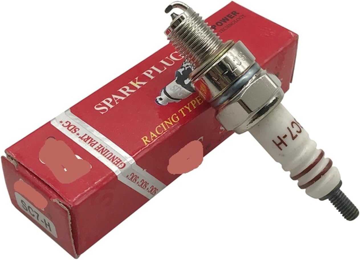 2-pack motor bougie spark plug C7HSA suitable for CR7HIX CR7HSA CR7HVX A7RTC A7TC A6RTC IUF22 Z7G U22FS CR6HSA U3AC U22FSR-U C6HSA (Color : BLUE PACK)