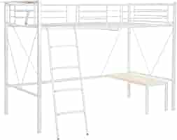 ロフトベッド S 高さ150cm 耐荷重150kg コンセント付き ホワイト Amazon｜【高さ150.5cm・ロフトベッド ・ホワイト】シングル