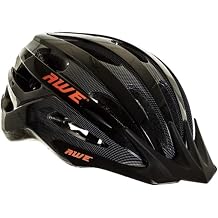 AWEAir  Bike Helmet MTB Helmet Adult Mens Womens 55-58cm Bicycle Helmet Black/Carbon Medium Adjustable Lightweight In Mould *AWE 5 year Crash Replacement Policy, CE-EN 10782012A12012 standard