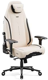 Diablo X.Eye Prime Silla Gaming Oficina, Sillon Gamer Ergonómico | Reposacabezas magnético | Reposabrazos 4D | Apoyo Lumbar Ajustable Integrado | Tejido | Carga de hasta 140 kg Desert Storm