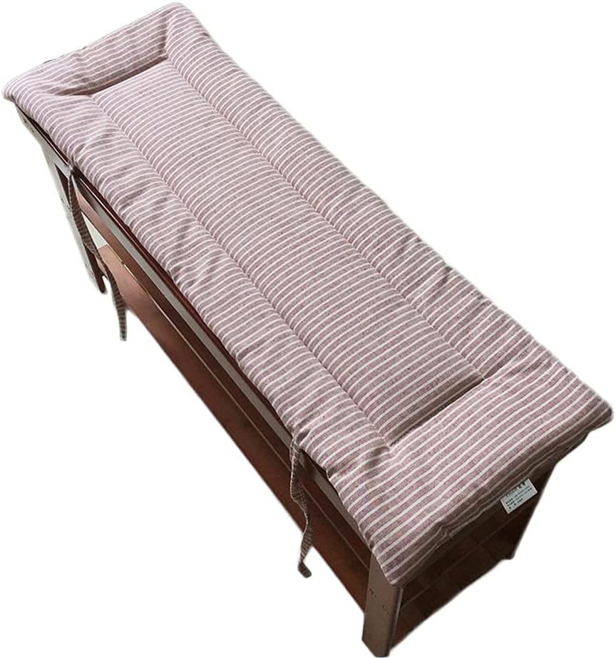 Seat Cushion Washable Comfortable Soft Lounge Cushion Seat Pads Long Bench Cushion Outdoor Lounge Cushion for Outdoor/Indoor Bench, Garden Furniture, Swing Cushion Garden Bench Cushion