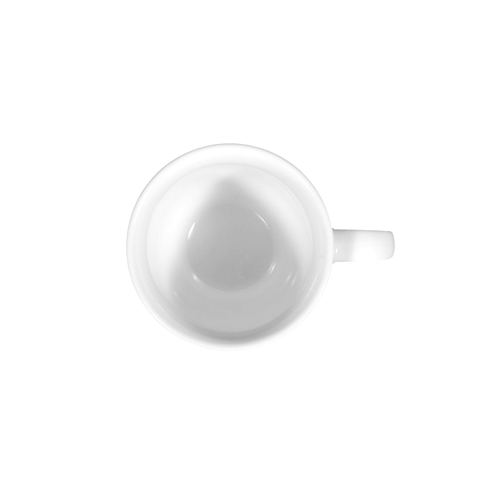 Seltmann Weiden Keramik Espresso Tasse mit Griff, Weiß, 6 Stück, 0.15 Liter, VIP. Uni 00003
