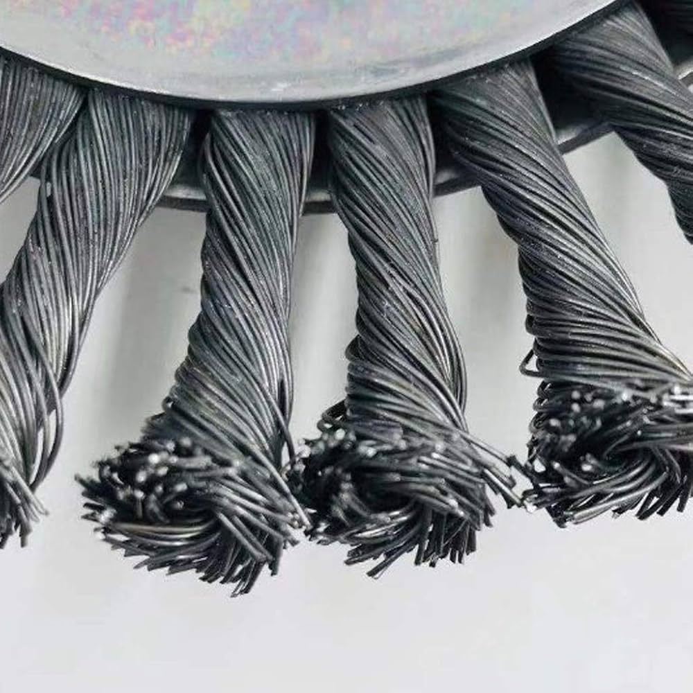 Amazon | 草刈機・刈払機ブラシ 雑草ブラシ 25mm 8インチ 芝刈り