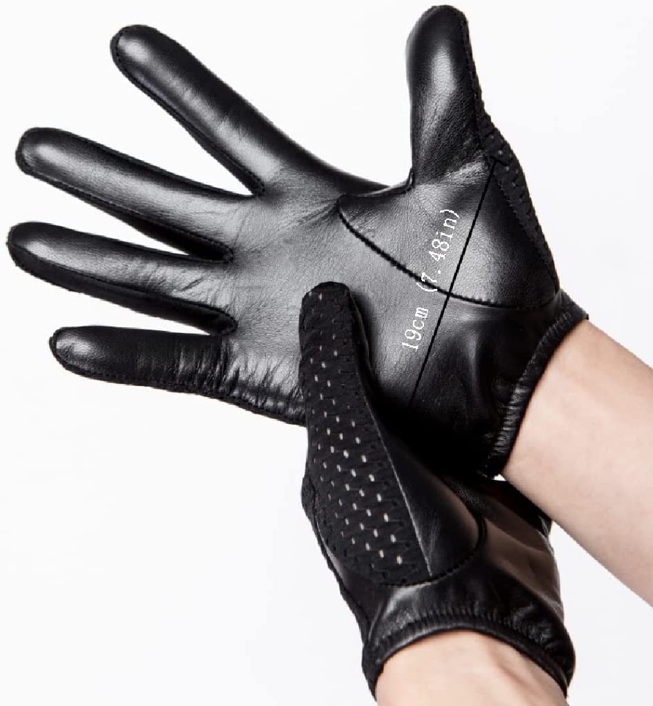Habiba Mitones Guantes para Hombres y Mujeres, Mitones de Pantalla táctil Transpirables con Agujeros pequeños, Guantes de Dedo Completo Impermeables cálidos de Invierno para Montar al Aire Libre Útil