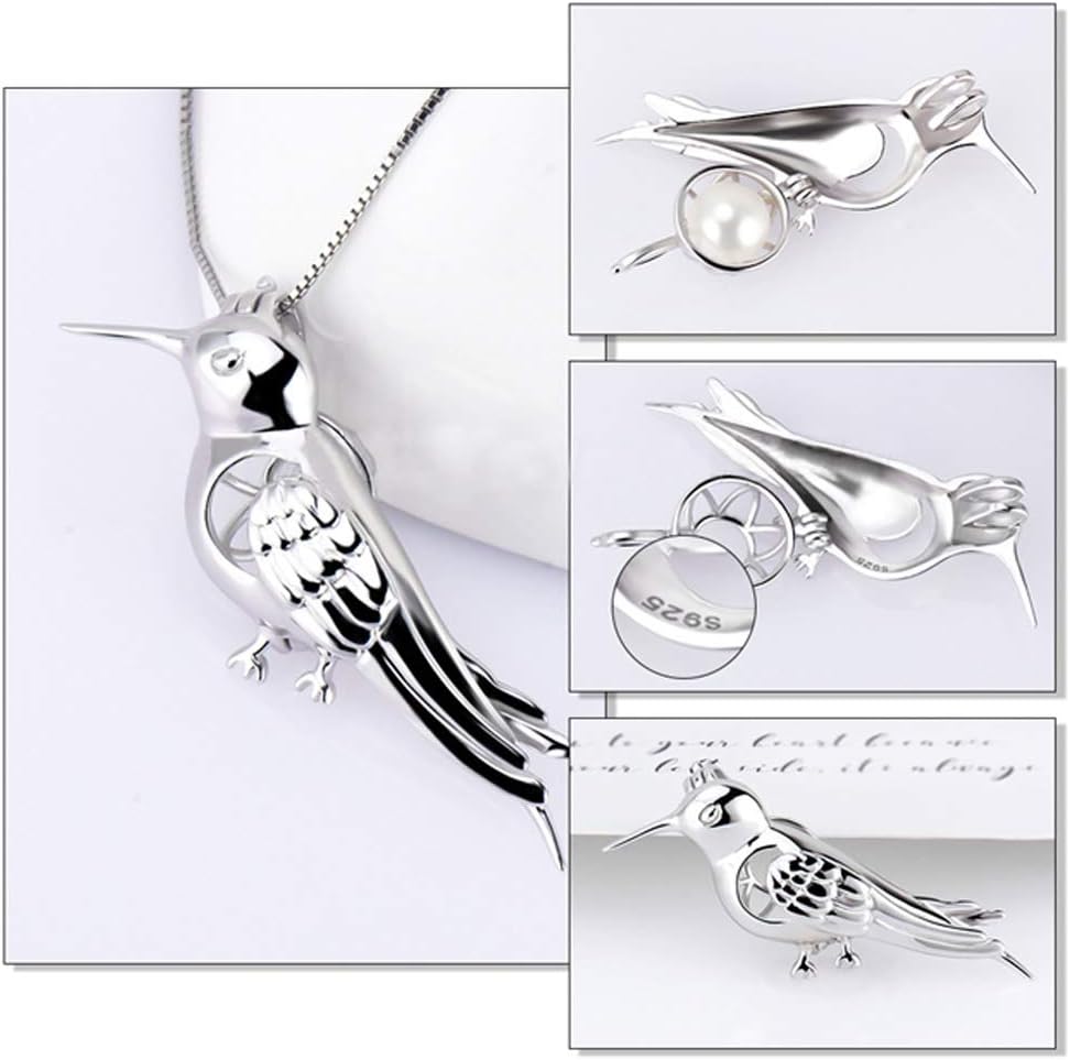925 Sterling Silver Bird Cage Pendants Crafting Charm for DIY Necklace Bracelet Jewelry Making