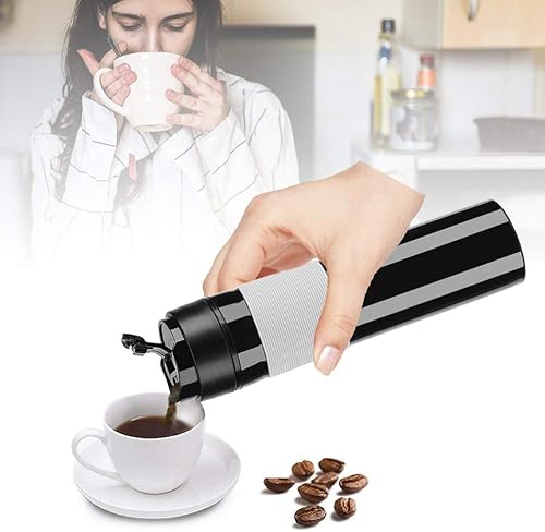Miniatura 7 de French Press Travel - Taza portátil de prensa de café de 11.8 fl oz/12 onzas, botella para té y café, botella de café, vaso de viaje para agua