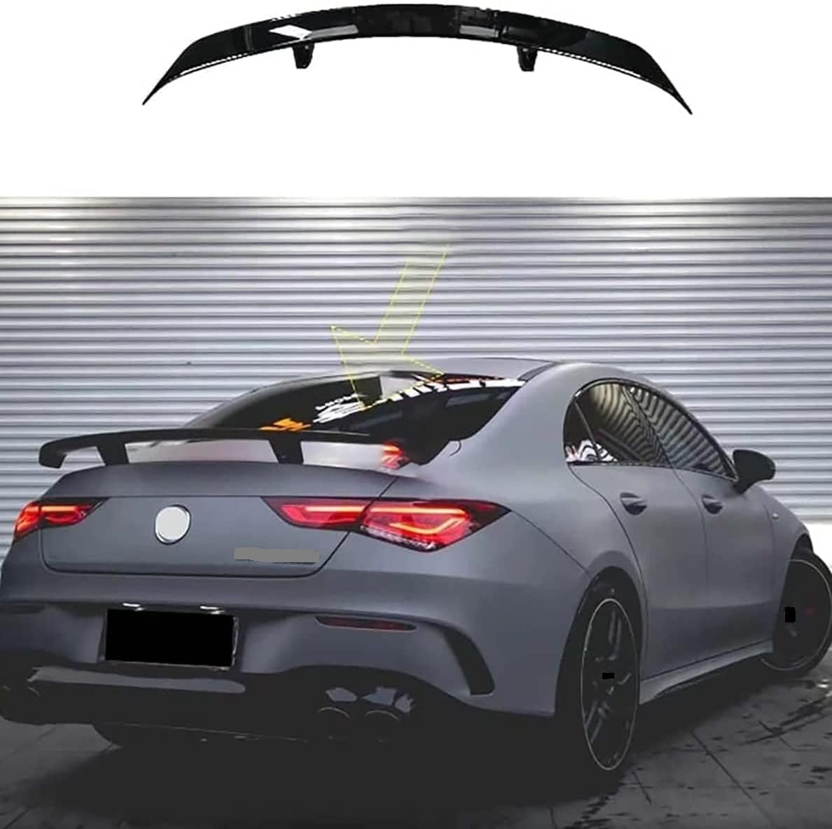 Becquet arrière Benz CLA C118 : la solution idéale pour optimiser la stabilité - 6