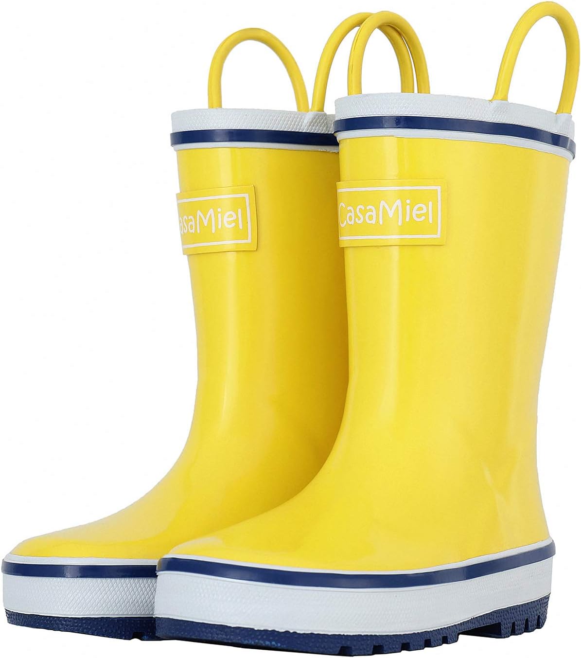Toddler Rain Boots for Kids Unisex Kids Rain Boots for Girls and Boys, Handmade Natural Rubber Rain Boots for Children Botas Para Niรฑos