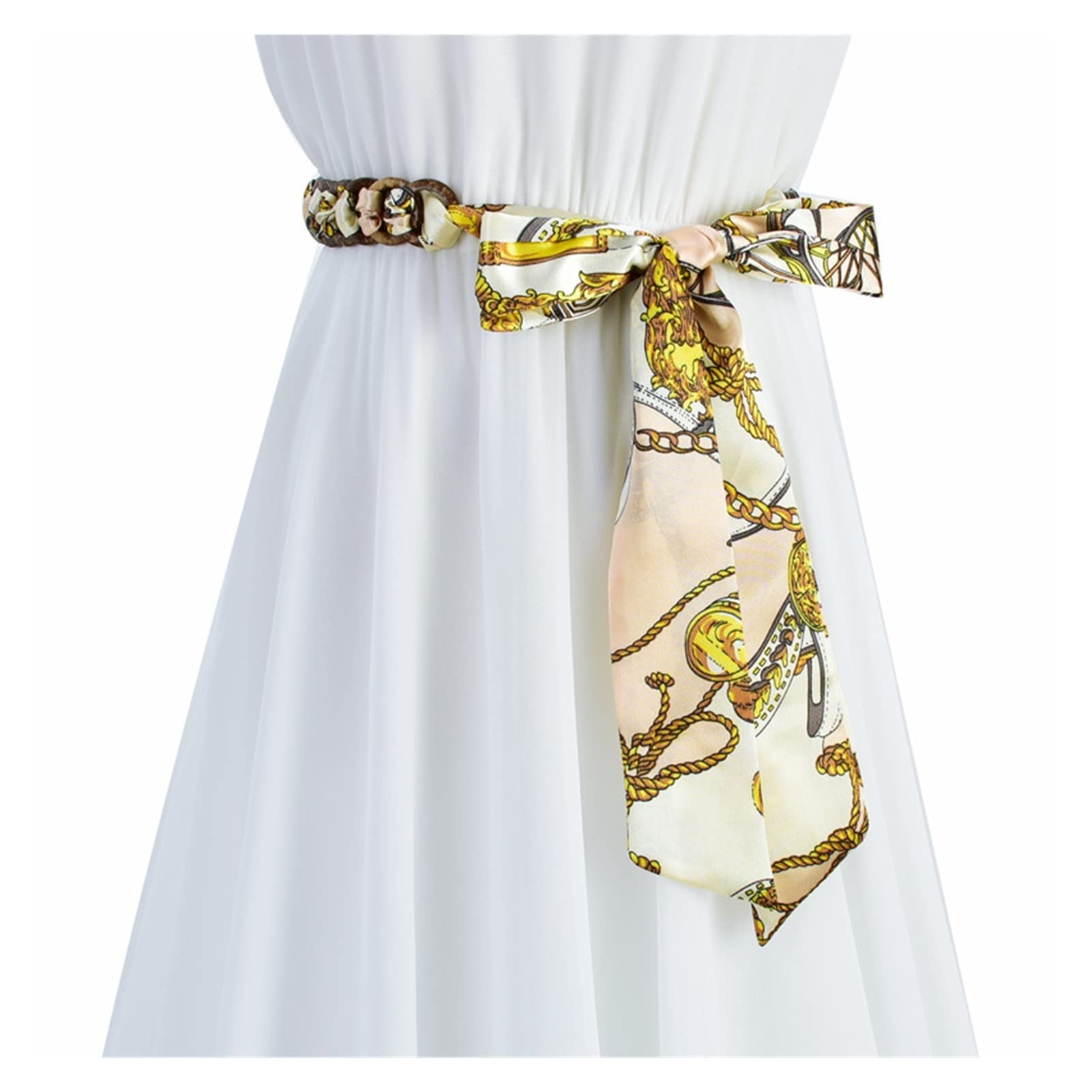 WENYOG Decoratieve Riemen Voor Vrouwen Kokosnoot Shell Zijde Geknoopte WENYOG Decoratieve Riemen Voor Vrouwen Kokosnoot Shell Zijde Geknoopte