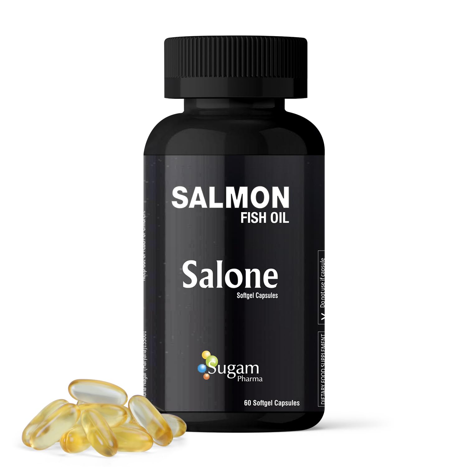 Sugam Pharma (Omega 3 1500mg) Salone Salmon Omega 3 Fish Oil Capsules: Triple Strength- Omega 3 1500mg with EPA 540mg and DHA 360mg - Vital for Heart, Brain, Skin and Joint Health. (B0CNH7TZ45) Amazon Price History, Amazon Price Tracker