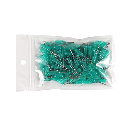 Miniatura 4 de 100pcs 18 Gauge 12" Agujas dispensadoras romas verdes Aguja de jeringa verde