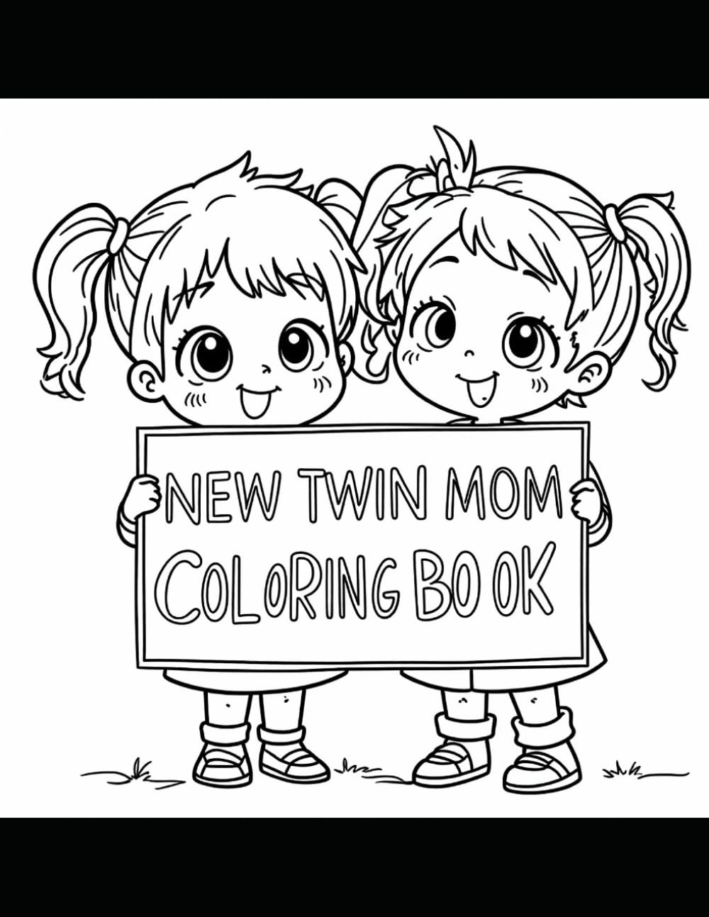 Double the Fun: Twin-Themed Coloring Book