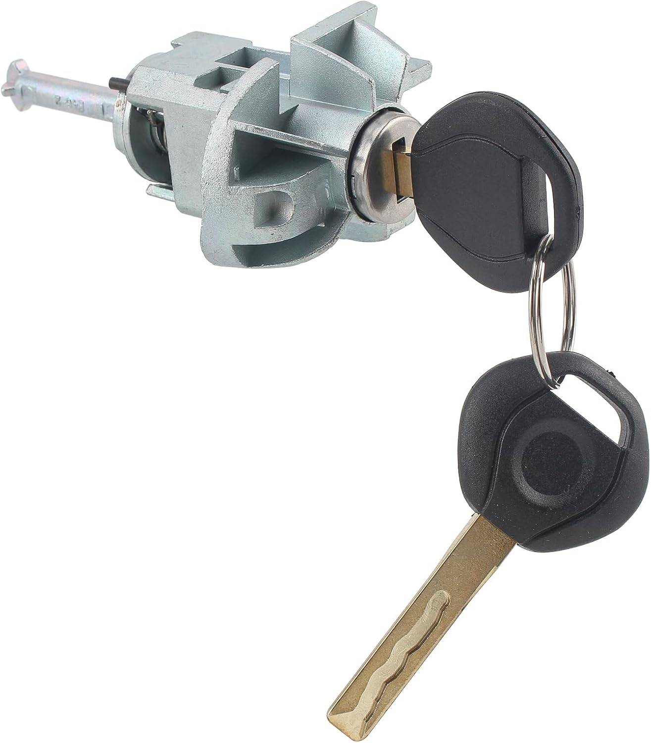 51217019975 51218244049 51217035421 Door Lock Cylinder Barrel Assembly Front Left Driver Side with 2 Keys for BMW 325i 325xi 325Ci 330i 330Ci 330xi M3 2001-2006