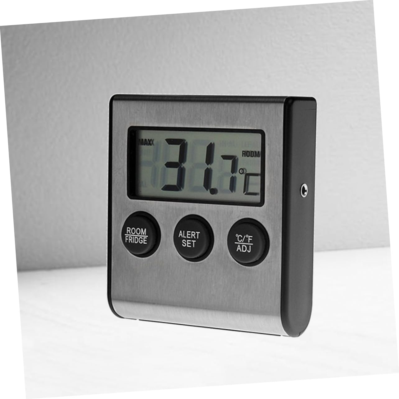 MAGICLULU 3 Pz utensili da cucina termometro frigorifero termometro per frigorifero termometro per cucina Termometro per segnalazione allarme termometro cucina termometro da Black