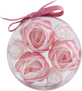 Mathilde M - Cofrecito 3 Camelia 3 Rosas de Jabón Color Rosa - Perfume Rosa