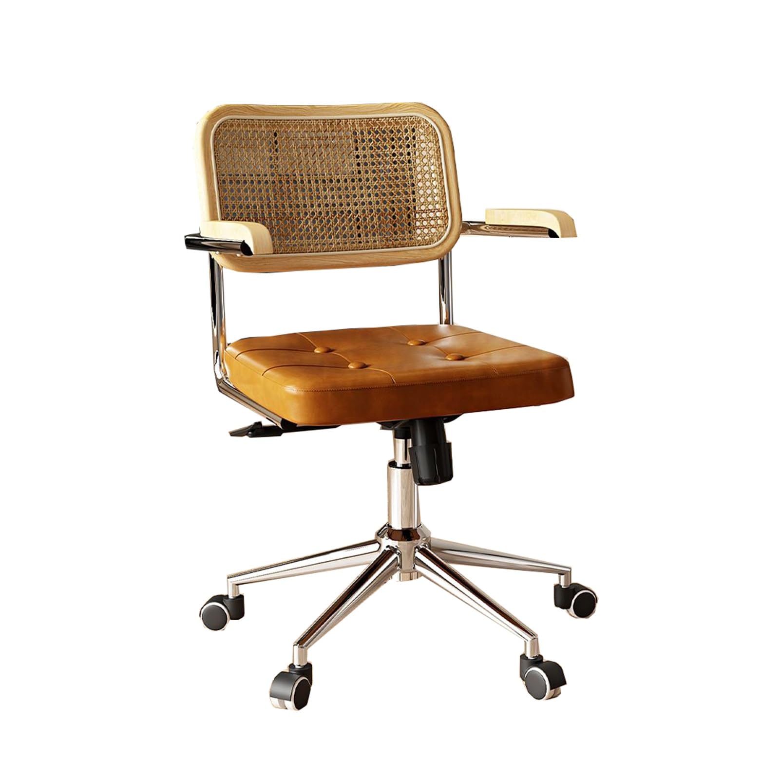 Krzesło Biurowe Do Komputera, Ergonomiczne Krzesło Do Gier Komputerowych, Z Kółkami Obrotowymi 360°, Dla Dorosłych I Nastolatków(Color2)
