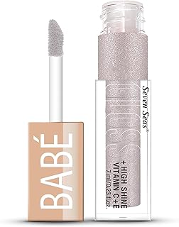 Seven Seas Babe Glittery Lip Gloss With High Shine Lip Color For Glossy Look |Lightweight Non Sticky Lip shiner For Moistu...