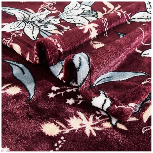 Image of amazon basics Polyester Double Sized Plush Blanket | (300 GSM) | (Grey)