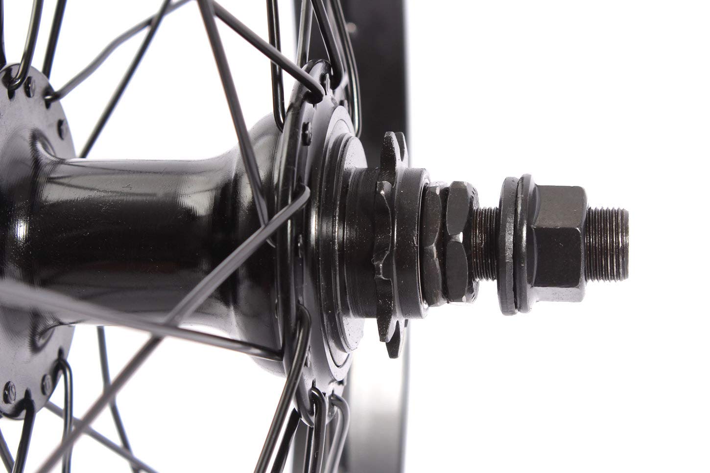 Bmx Rear Wheel KHE - BIG400 Aluminium Rim, 36 Hole, 14mm Axle, 16T