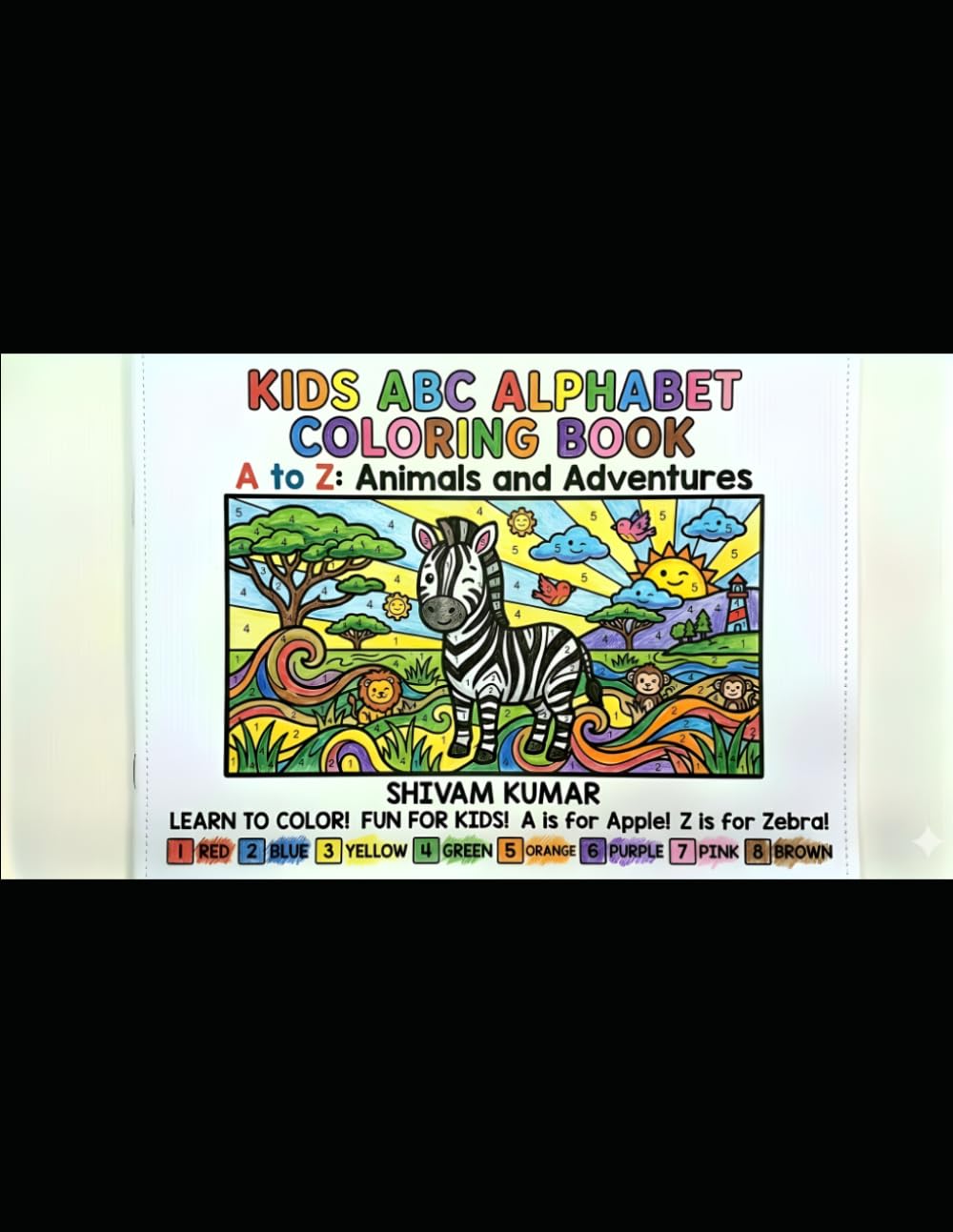My First ABC Color by Number: Fun Alphabet Coloring Book for Kids