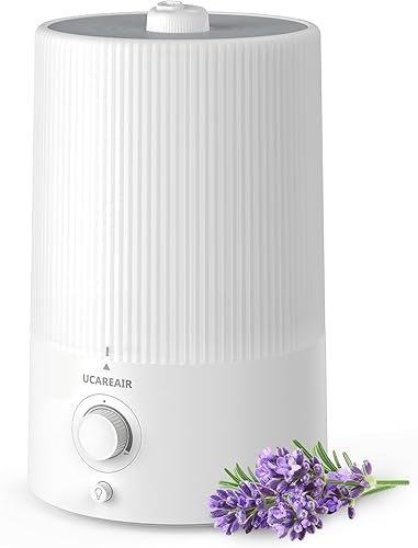 Humidificadores para dormitorio, humidificadores de niebla fría de llenado superior de 4L para el hogar, habitación grande, guardería y planta,