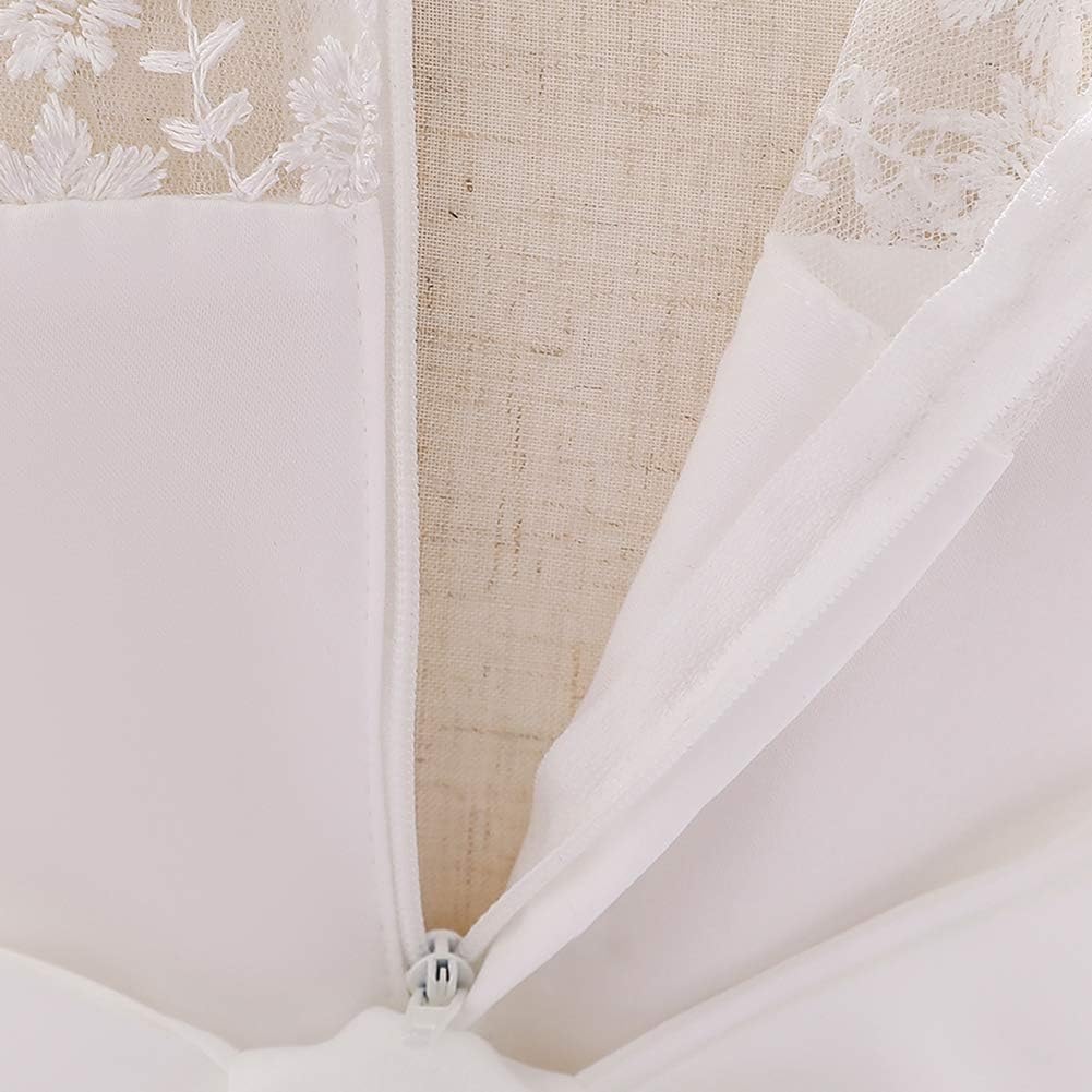 ODASDO Baby Girl Flower Dress Infant Wedding Bridesmaid Birthday Party Pageant Tutu Tulle Princess Dresses for 6-24M - Image 6