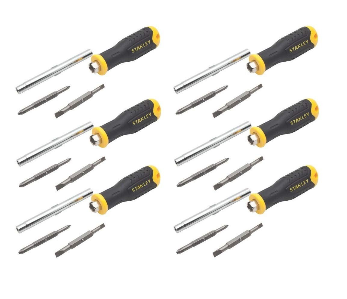 Tournevis 6 voies Stanley 68-012 multi-embouts de 7-3/4 pouces pour tous vos vissages