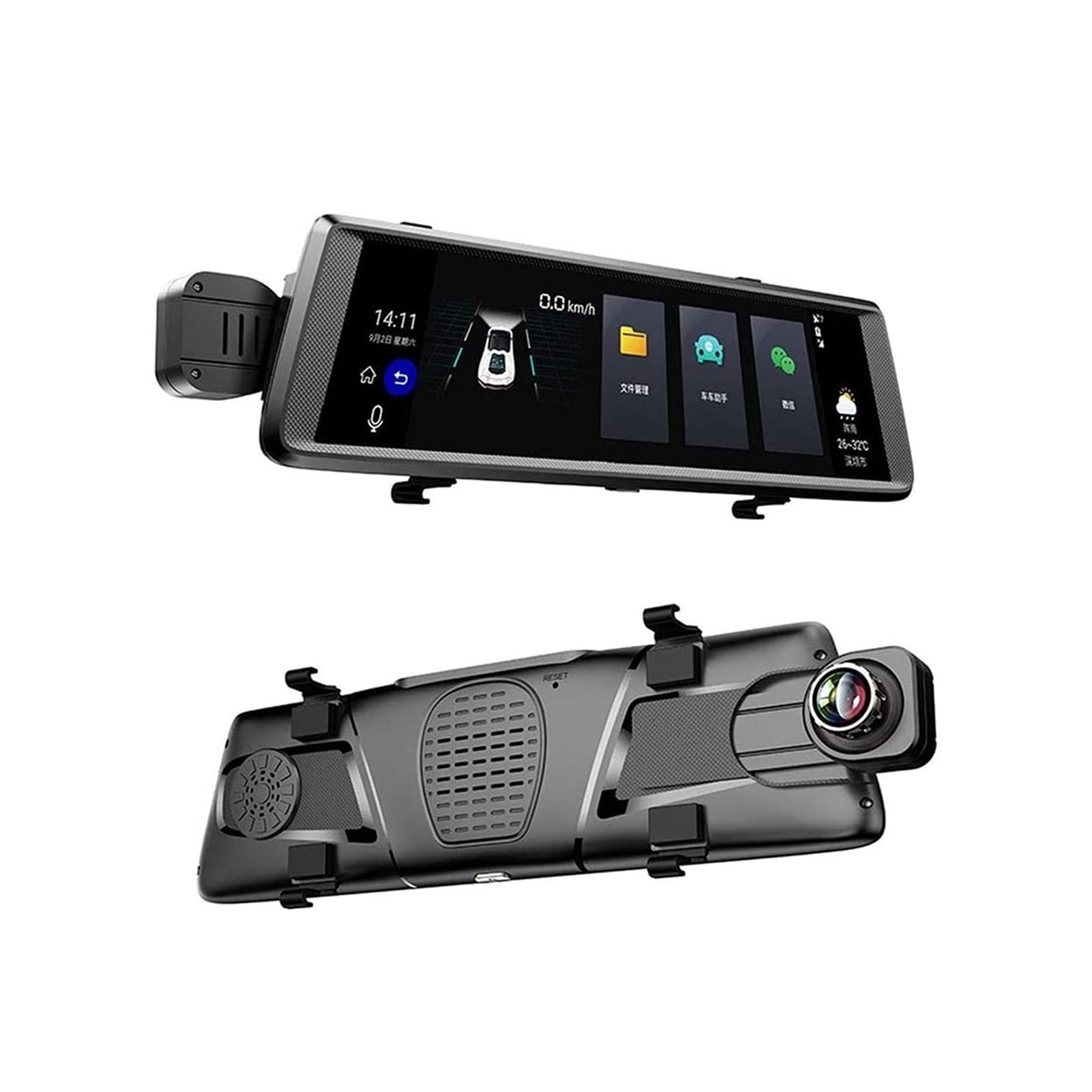 Dash Cam 1080P Car Driving Recorder 10 inch LCD Screen 170 Wide Angle G-Sensor Parking Monitor Loop Recording